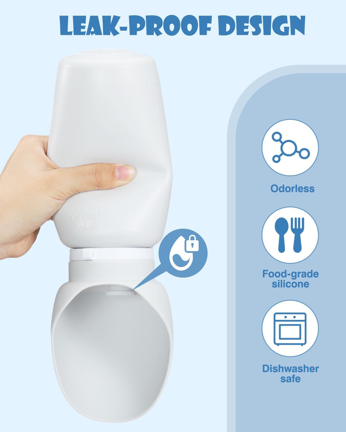 Portable Dog Water Bottle &amp; Bowl Set — Hydration Anywhere, Anytime