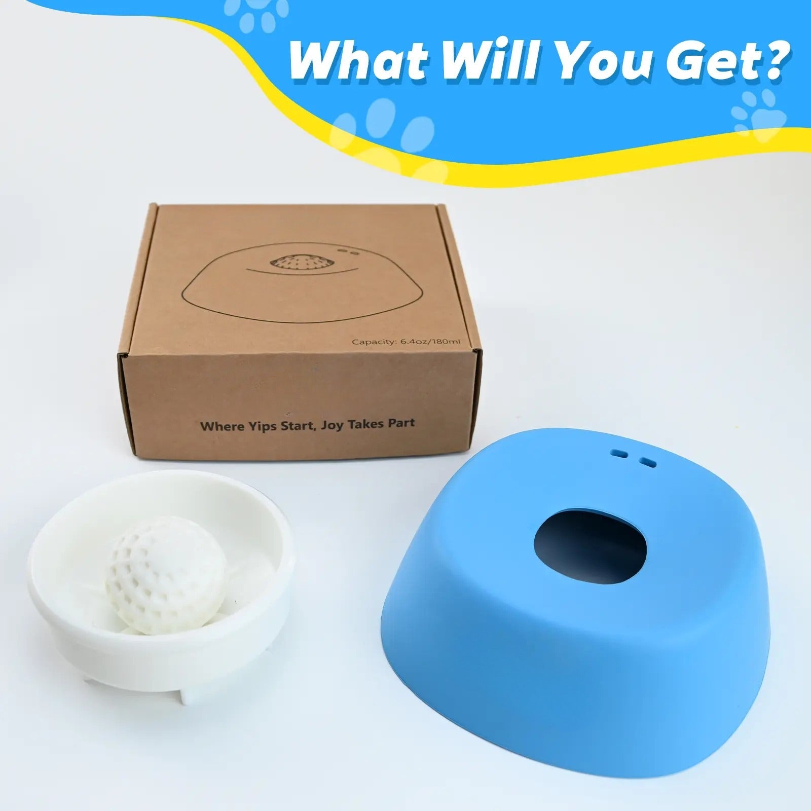 No-Spill Liquid Treat Dog Bowl — Smarter Feeding, Less Mess