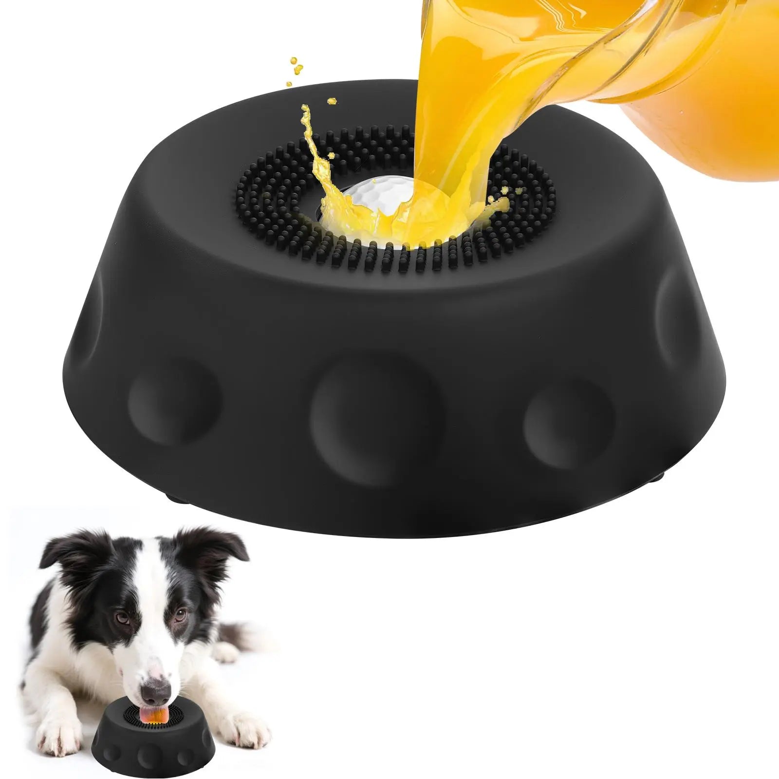 No-Spill Slow Feeder Dog Bowl — Fun, Clean &amp; Healthy Feeding
