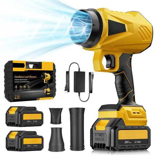 Cordless Turbo Leaf Blower — Powerful, Lightweight & Ready to Go