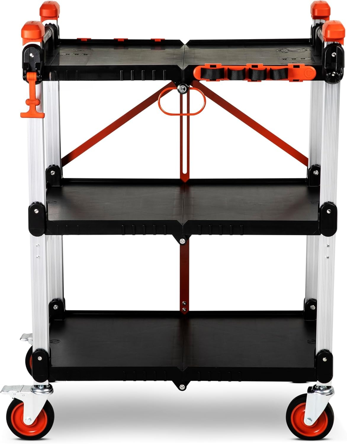Folding Jobsite Cart — Mobile Workstation, Built for Efficiency