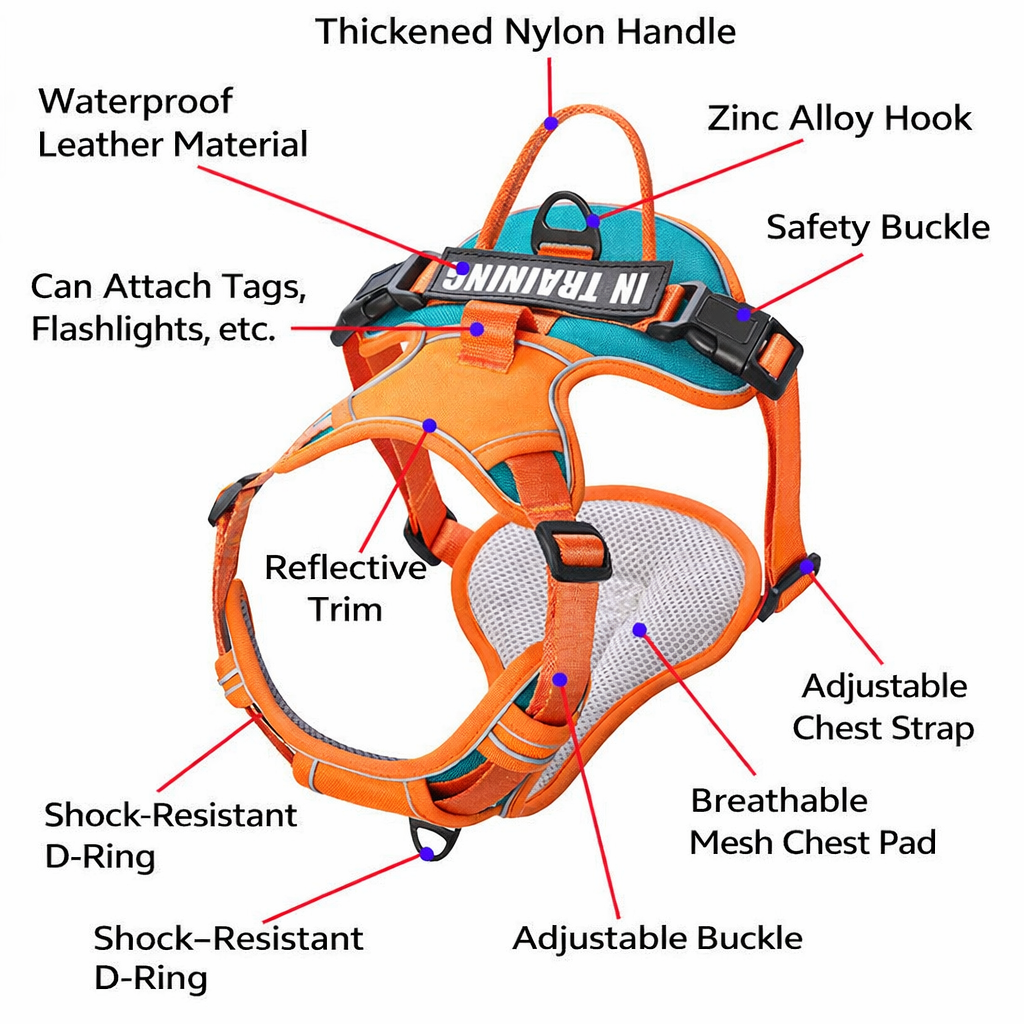Reflective No-Pull Dog Harness — Strong Control, All-Day Comfort