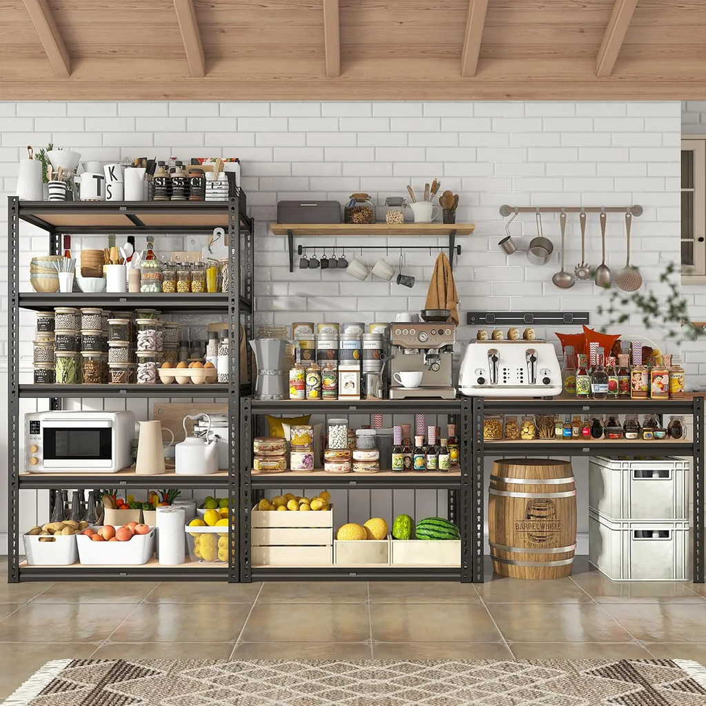 Heavy-Duty 5-Tier Metal Storage Shelving Unit