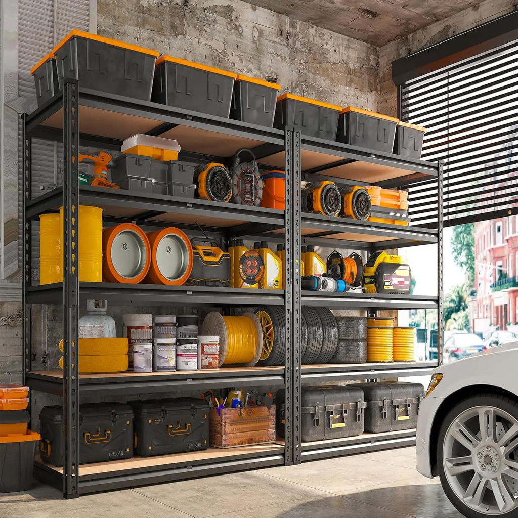 Heavy-Duty 5-Tier Metal Storage Shelving Unit