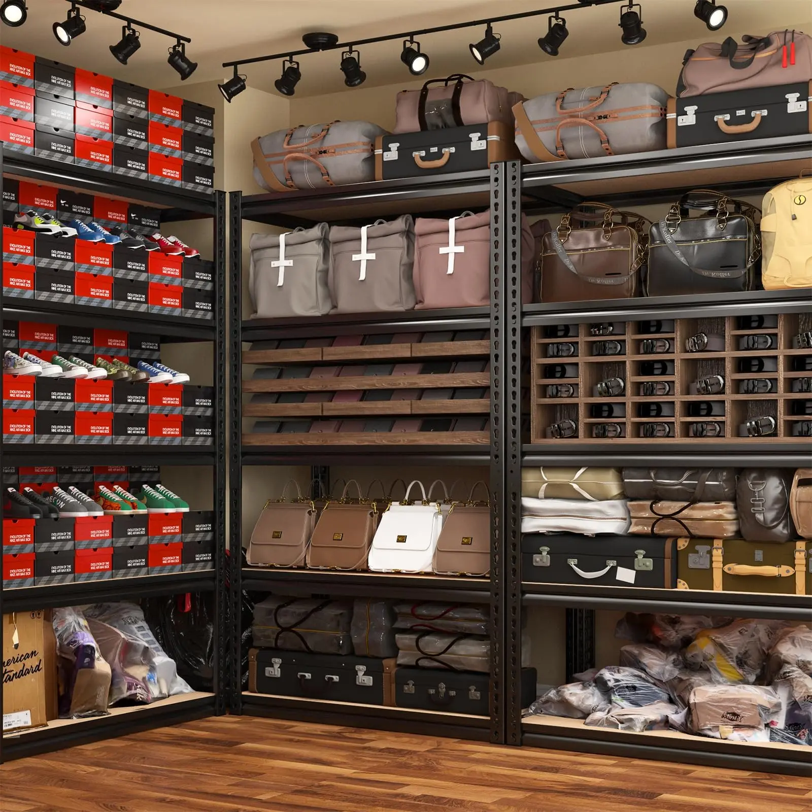 Heavy-Duty 5-Tier Metal Storage Shelving Unit