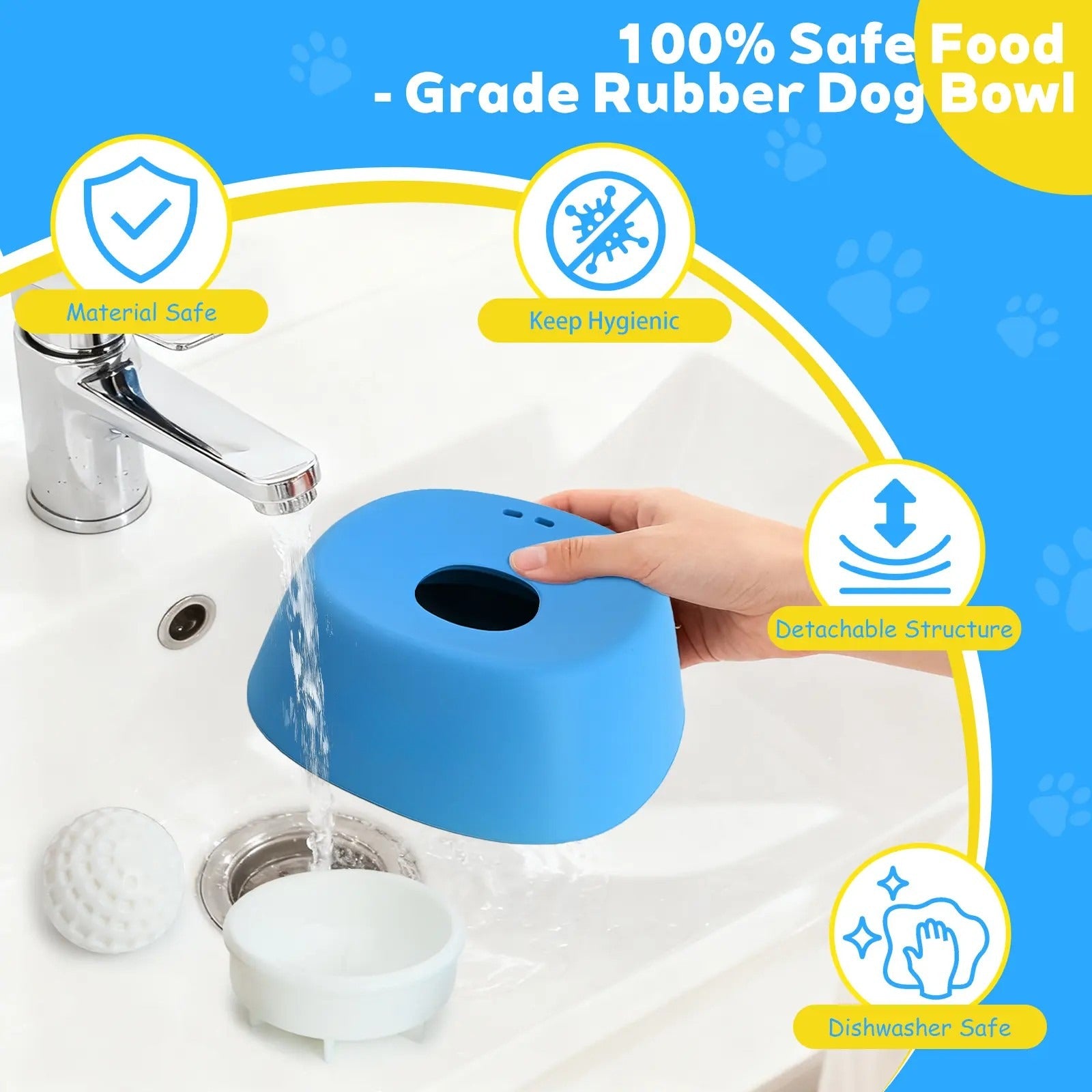 No-Spill Liquid Treat Dog Bowl — Smarter Feeding, Less Mess